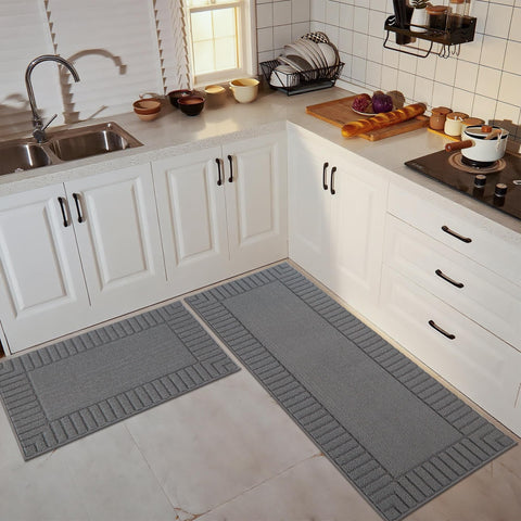 BEQHAUSE two-piece set adds coordinated comfort to kitchen and laundry areas