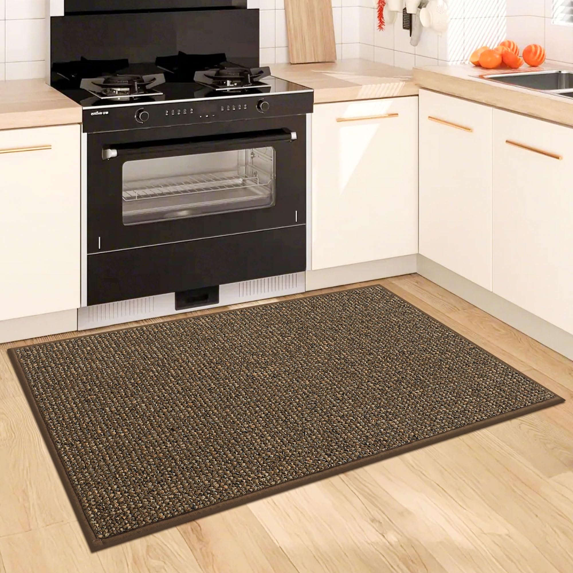 BEQHAUSE durable colorfast yarns keep the rug looking new after washing.