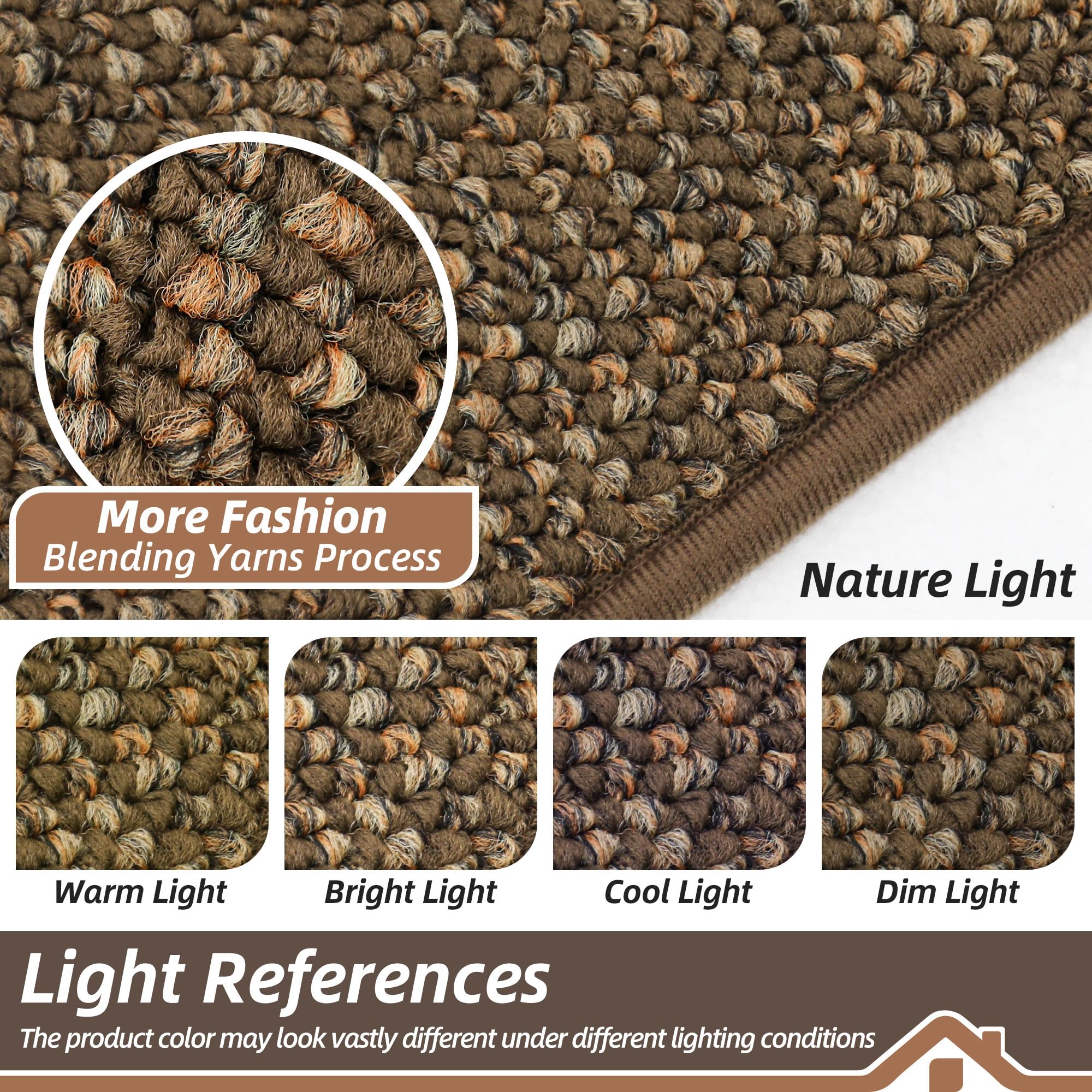 BEQHAUSE machine-washable kitchen rug for quick refresh between meals.