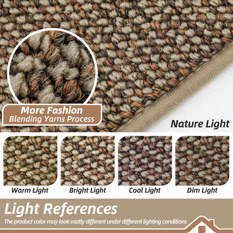 BEQHAUSE durable yarns provide long-lasting kitchen rug protection.