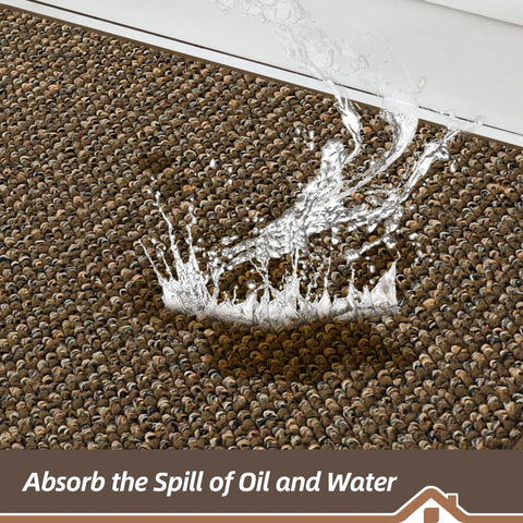BEQHAUSE kitchen rug resists oil and sauces to protect flooring during prep.