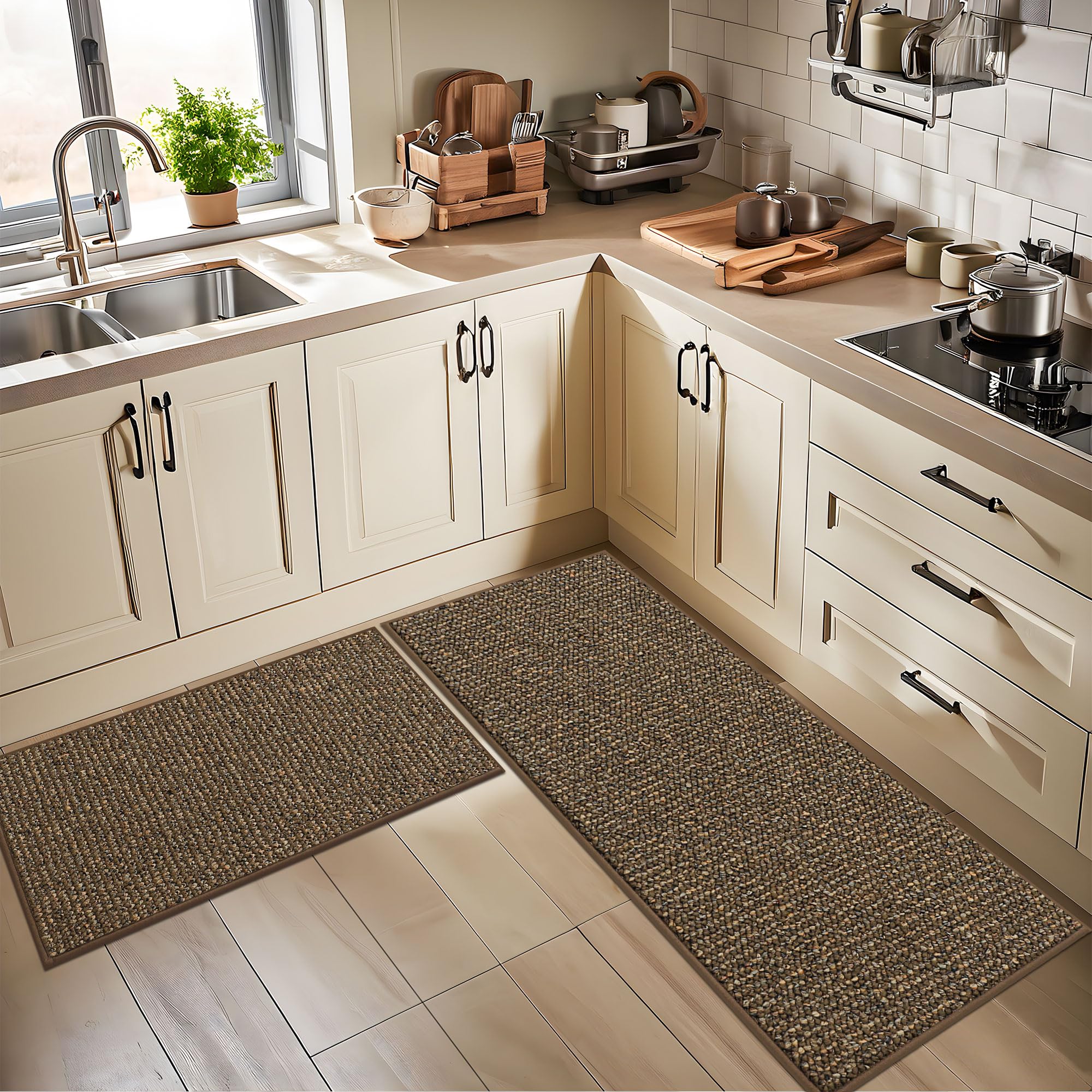 BEQHAUSE versatile rug fits kitchen, hallway, laundry areas with ease.