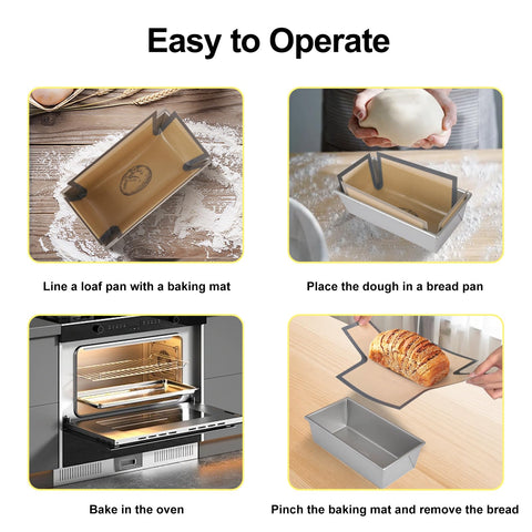 BERBAM easy-clean mat is dishwasher-safe for quick cleanup after baking.