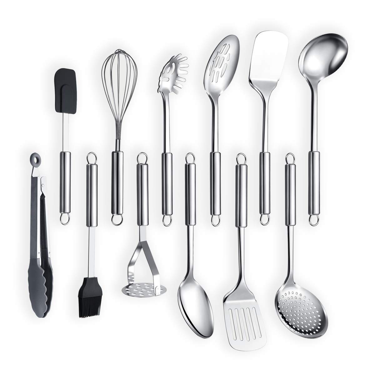 Berglander ladle from 12-piece set with mirror finish for soups and stews