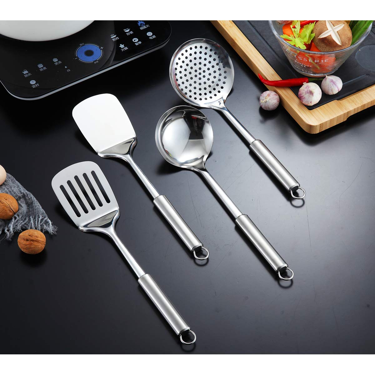 Berglander potato masher with sturdy handle for smooth mashing