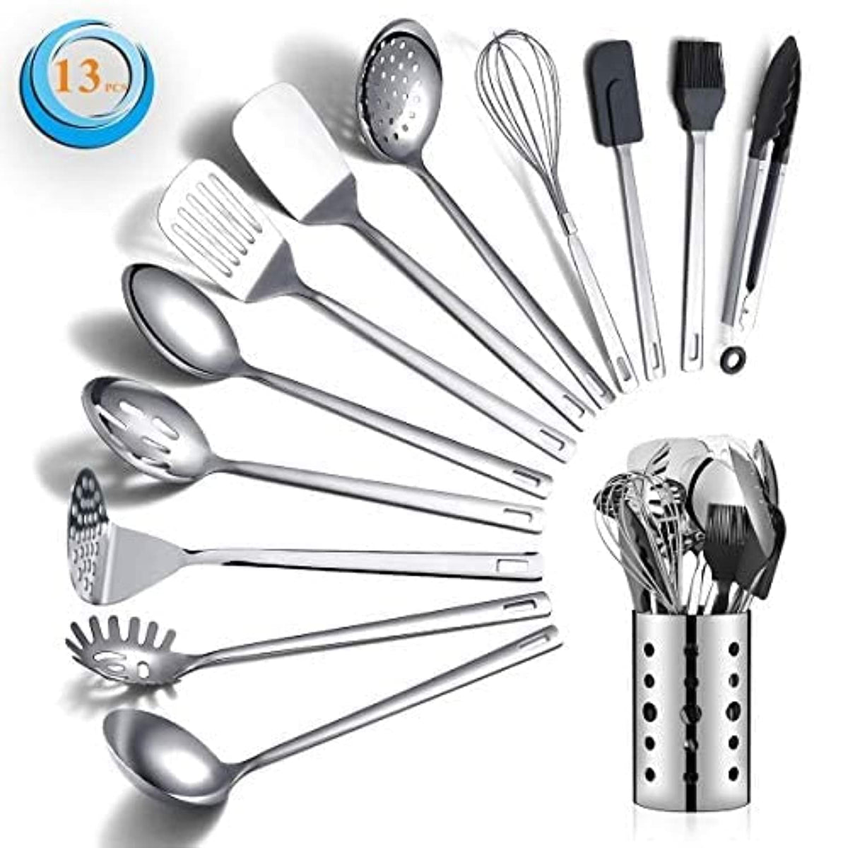 Berglander 13-piece set with stainless steel finish for durable daily use