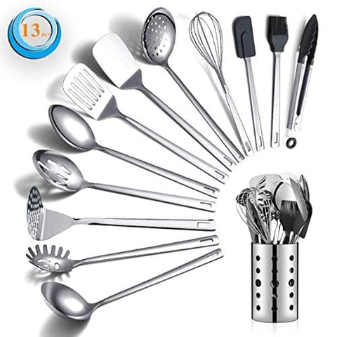 Berglander 13-piece set with stainless steel finish for durable daily use