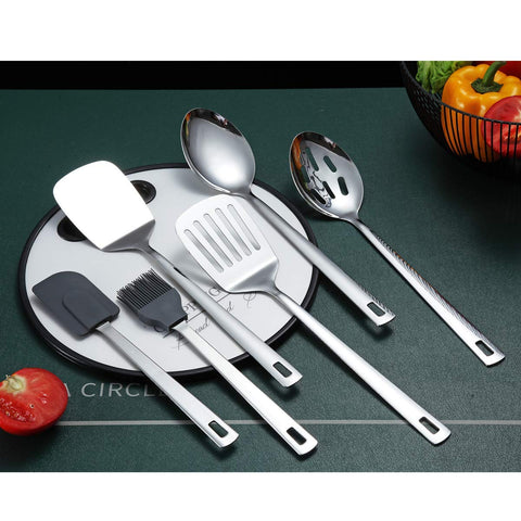 Berglander 6P Cooking Spoon ideal for stirring sauces and soups.