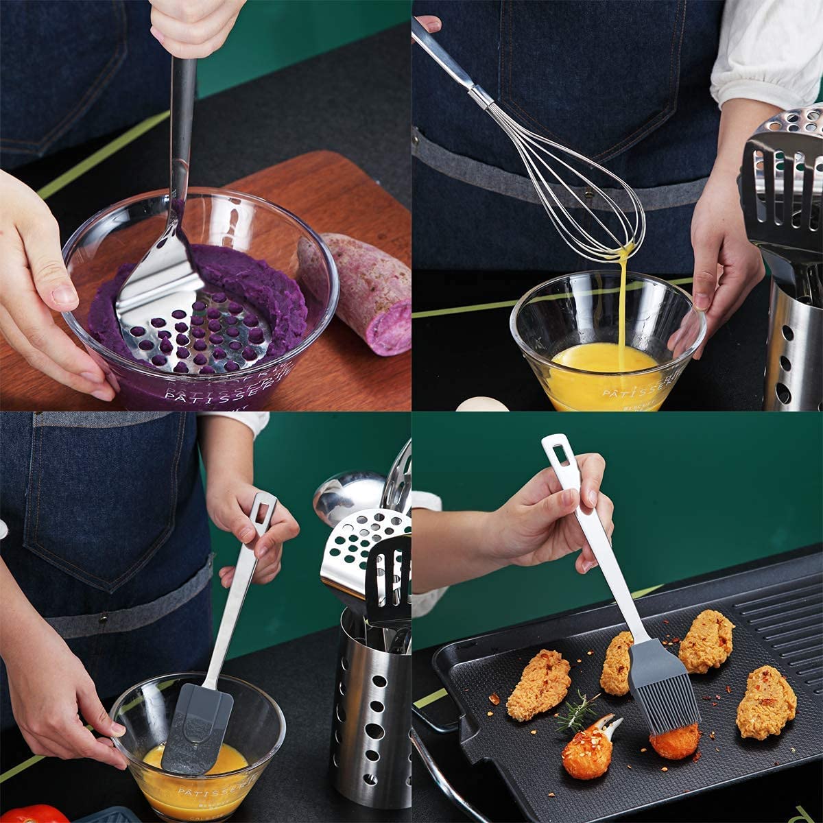 Berglander dishwasher-safe utensils simplify cleanup