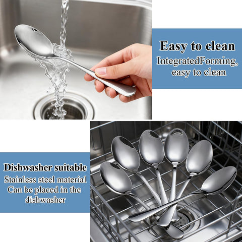 Berglander easy-clean spoons resist residue for fast service.
