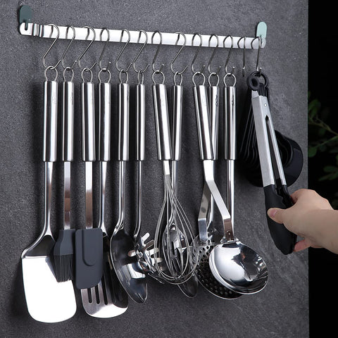 Berglander kitchen counter setup showing a cohesive utensil collection.