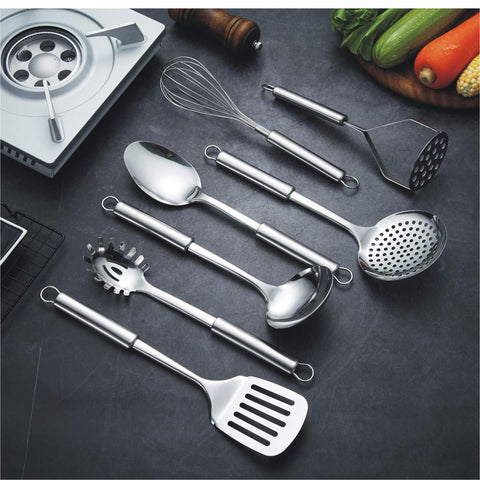Berglander ladle in stainless steel for soups and stews.