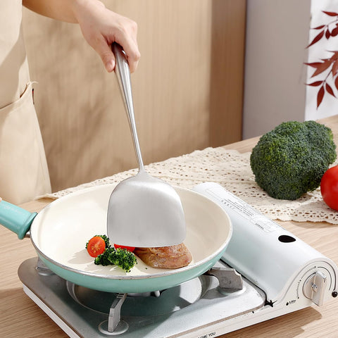 Berglander Wok Spatula Set long-handle spatula for safe reach.