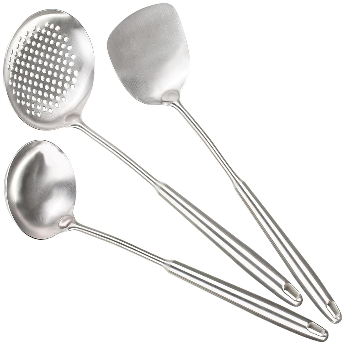 Berglander Wok Spatula Set spatula for high-heat flipping and stirring.