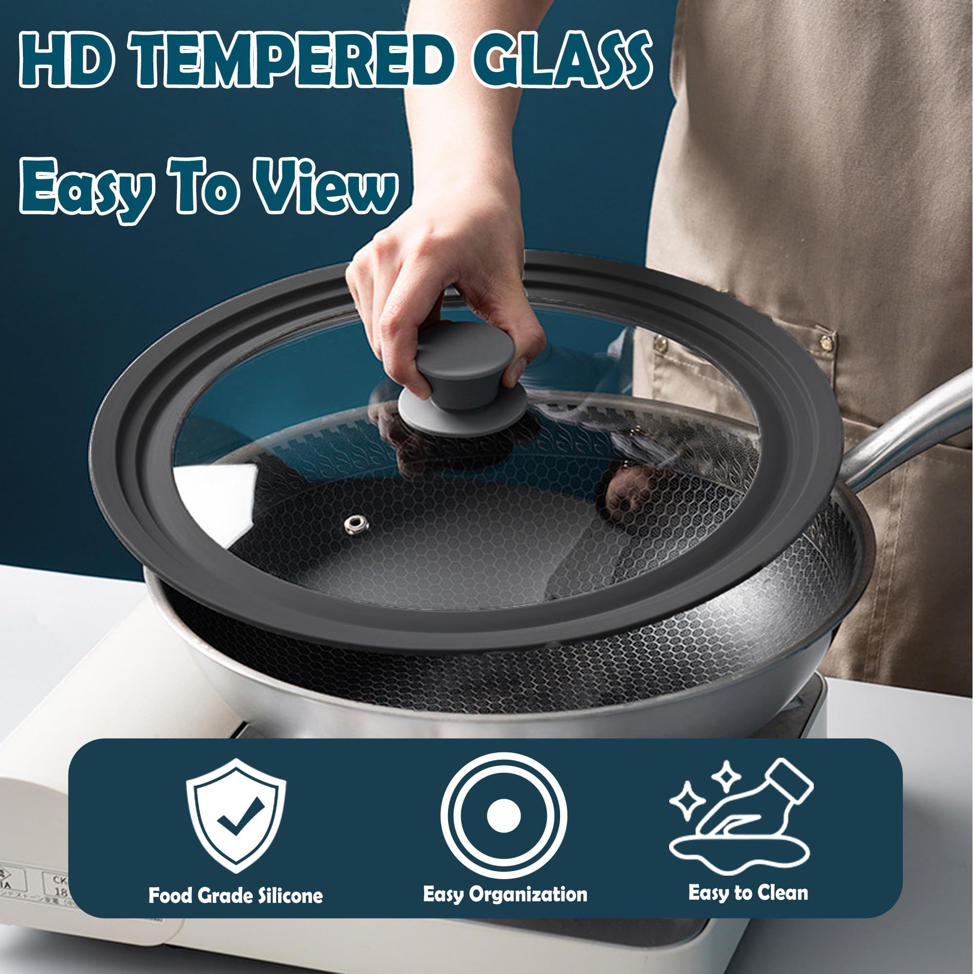 BERHT lid on dishwasher-safe surface for easy cleanup.