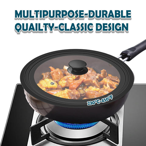 BERHT universal lid silicone ring demonstrates heat resistance up to 450°F