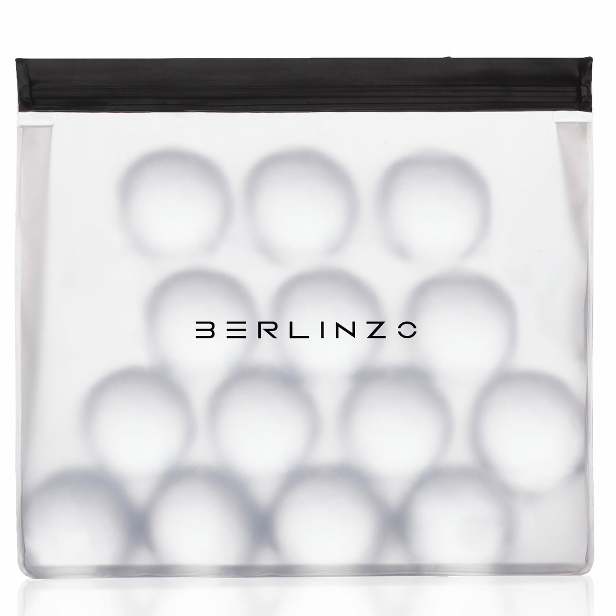 BERLINZO large ice storage bag shows leakproof design for mess-free freezer storage