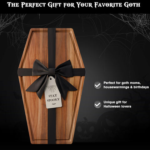 Berry Good Lunch coffin board serving side for elegant presentation