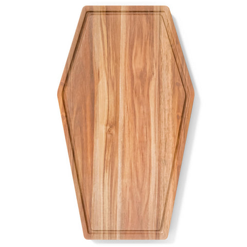 Berry Good Lunch gothic dining setup featuring the coffin board