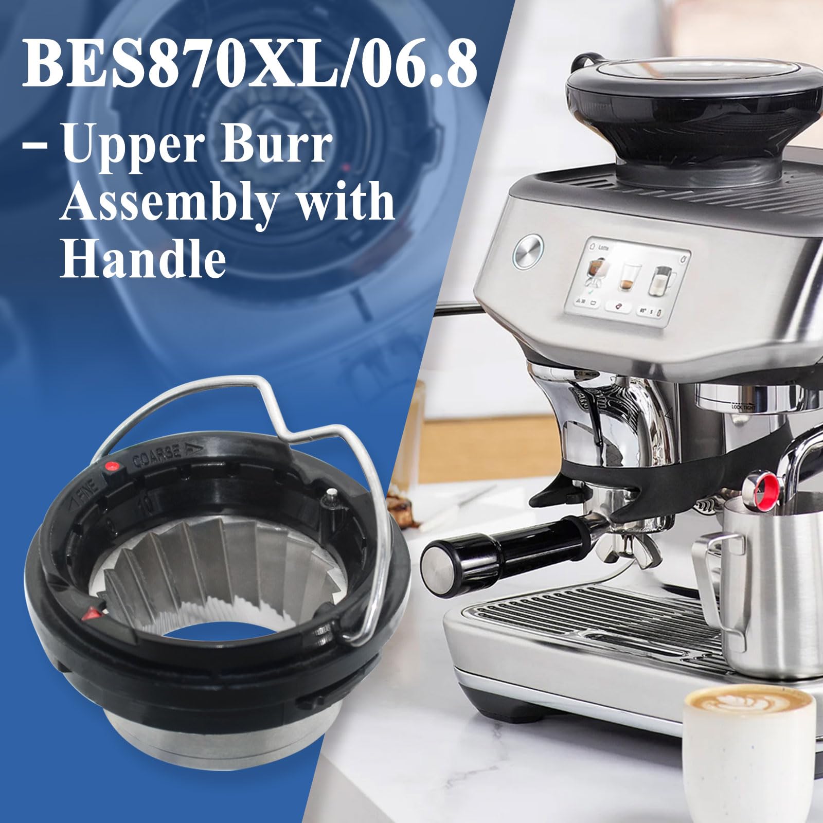 BES870XL built-in handle enables tool-free replacement for quick maintenance.