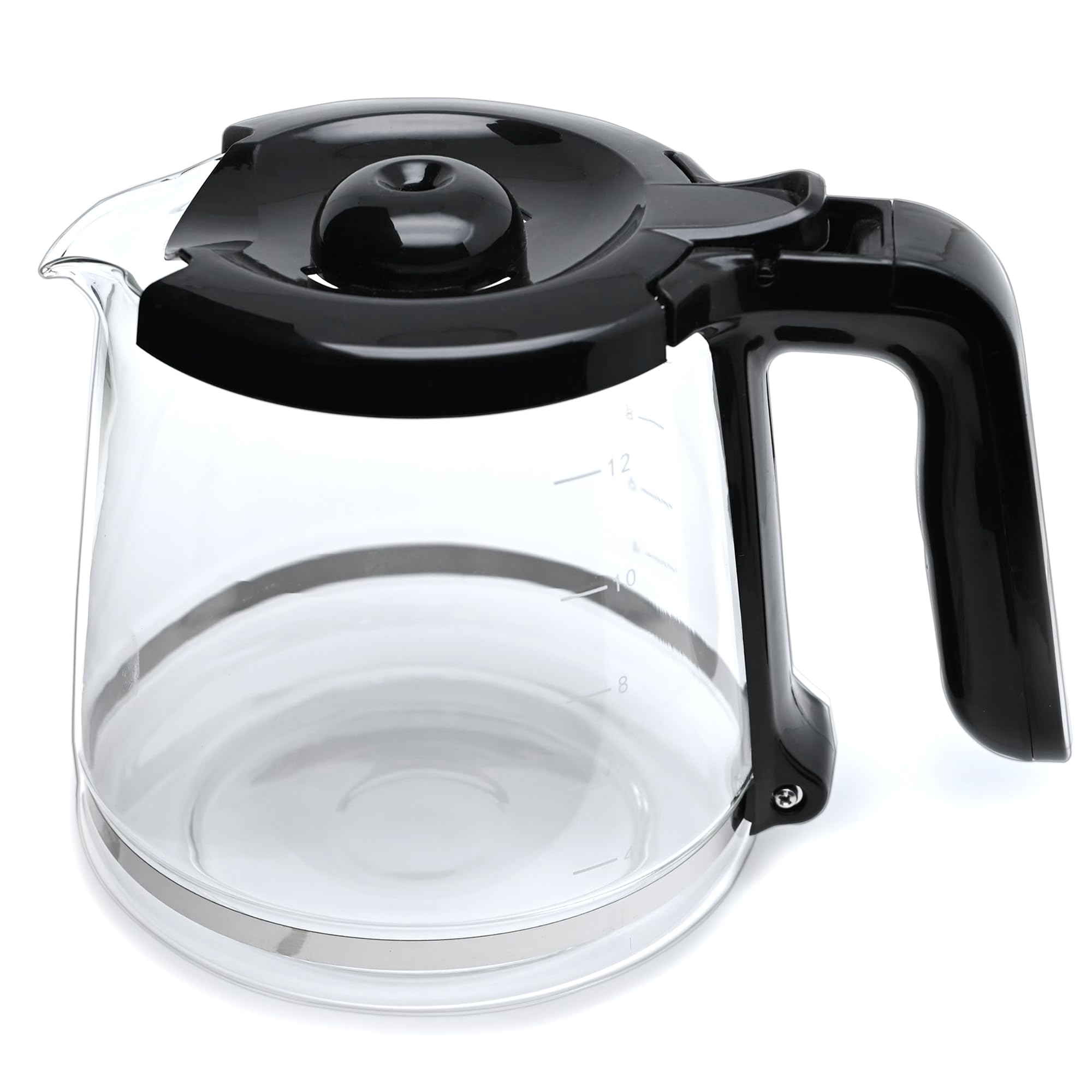 BESBARISTA black handle detail ensures secure grip while pouring.