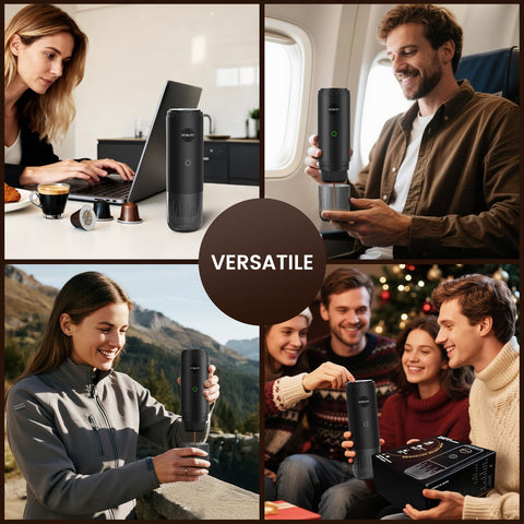 Includes car adapter for quick charging during road trips
