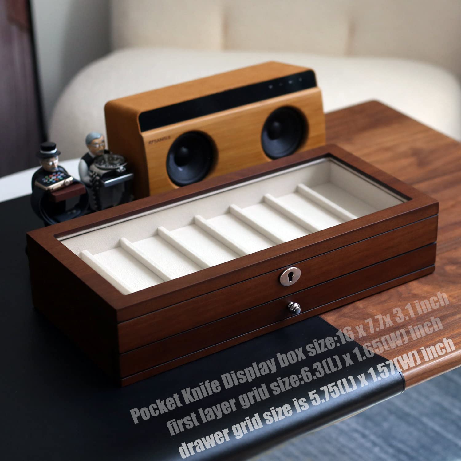 Besforu compact dimensions fit neatly on desks and shelves.