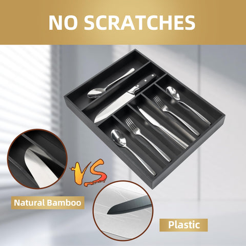 Besilord multifunctional storage for cosmetics, tools, or kitchen gadgets inside a drawer.