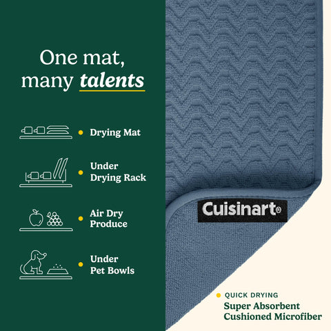 Best Brands Cuisinart dish drying mat 2-pack for busy kitchens.