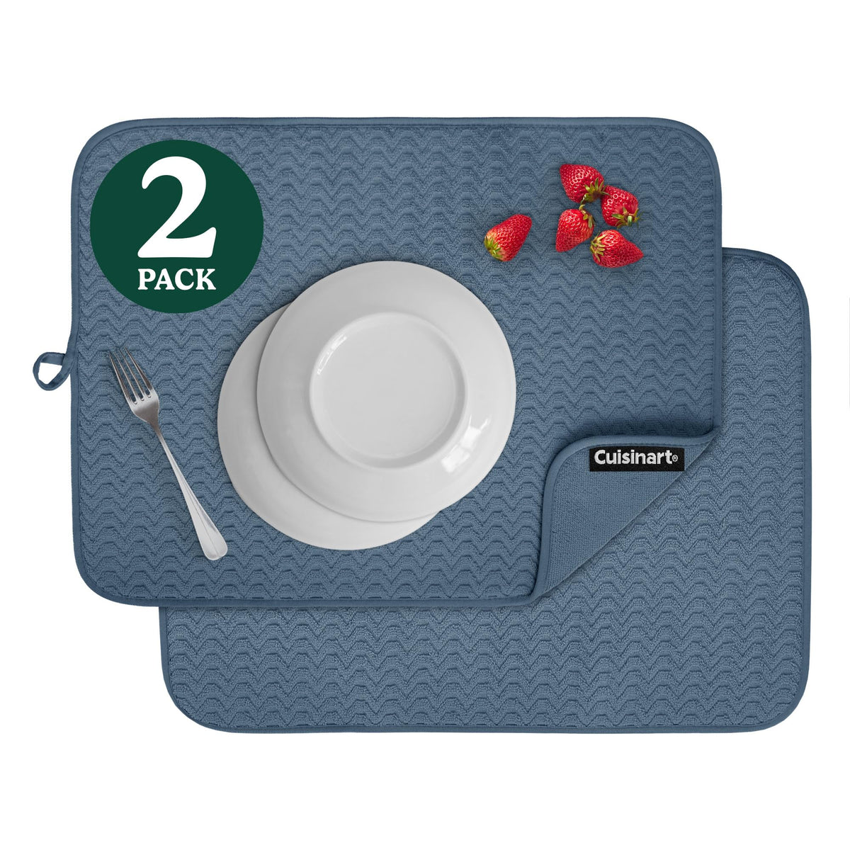 Best Brands Cuisinart dish drying mat ultra-absorbent for a cleaner countertop.