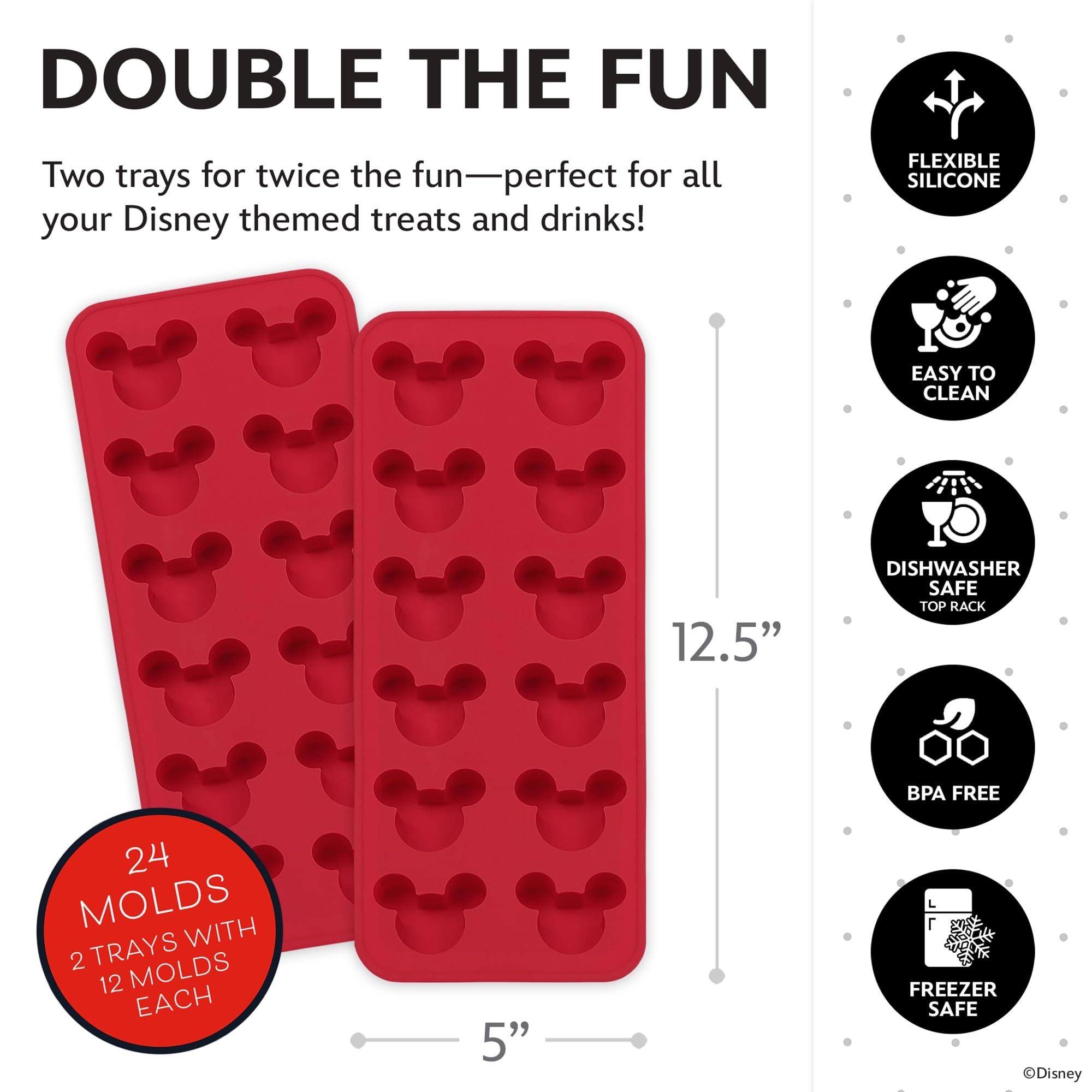 Best Brands Disney dishwasher-safe ice tray for quick cleanup after entertaining
