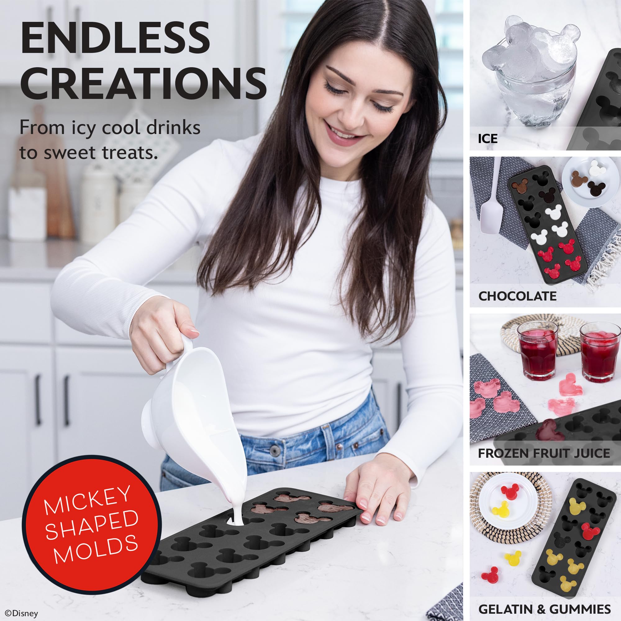 Best Brands Disney silicone ice tray offers flexible release