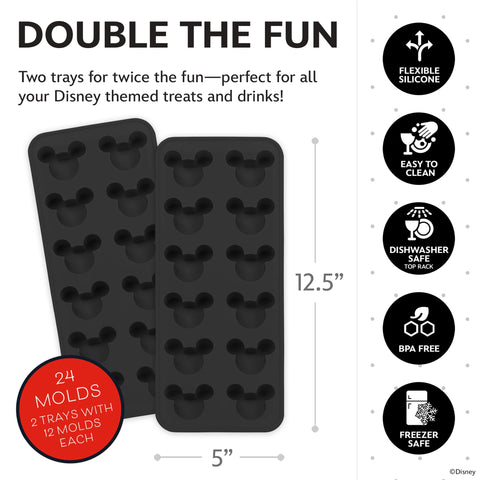 Best Brands Disney 2-pack showcases Mickey Minnie and Pooh shapes for parties