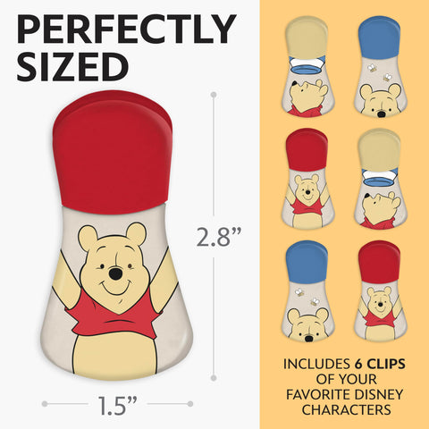 Best Brands Disney magnetic chip clips on fridge surfaces