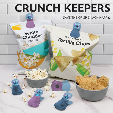 Best Brands Disney Minnie clip on fridge helps keep chips fresh.