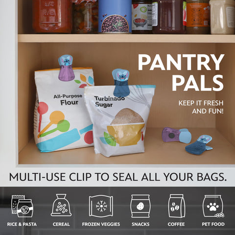 Best Brands Disney Pooh clip closes snack bags securely.