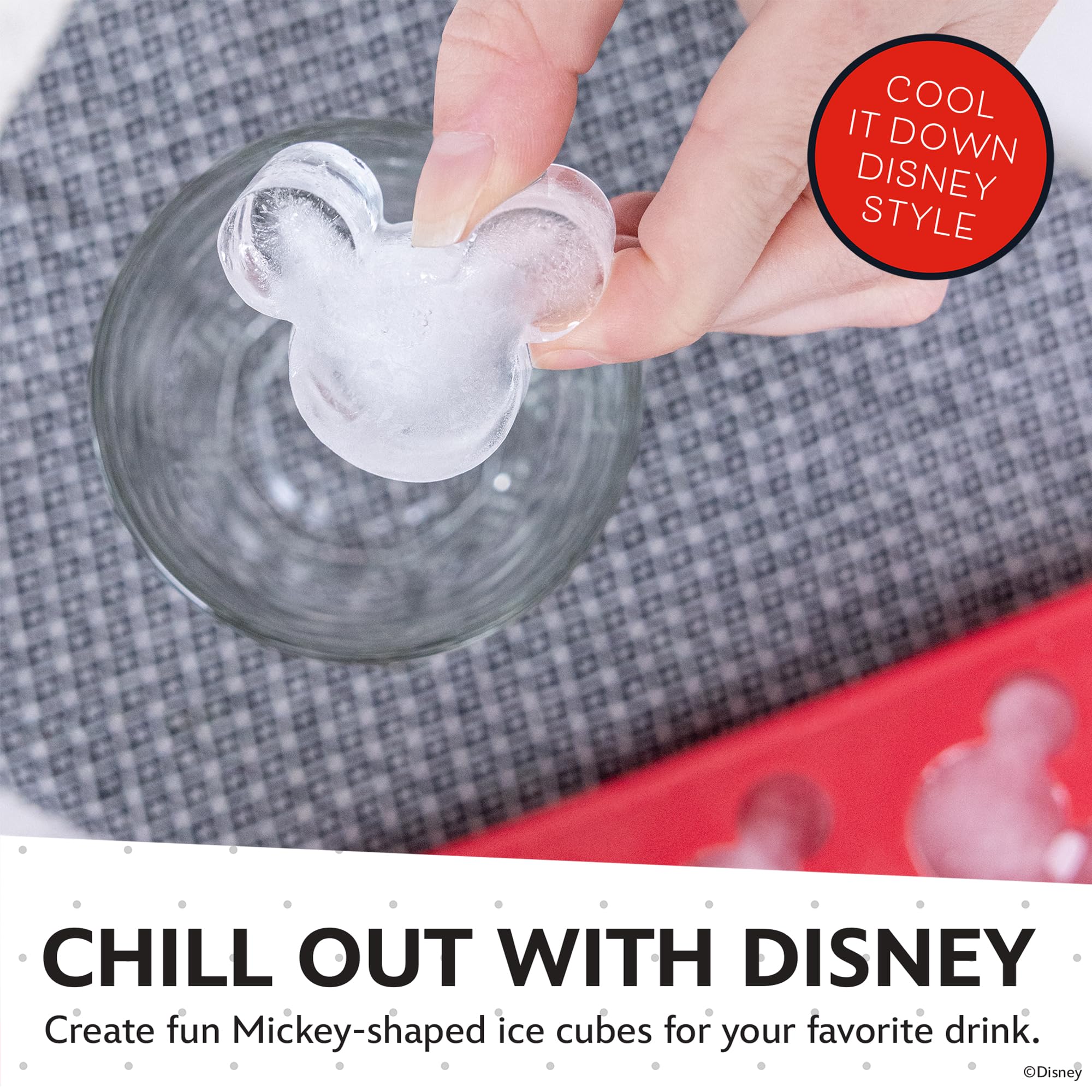 Best Brands Disney Mickey Mouse ice cube tray for themed parties and beverages