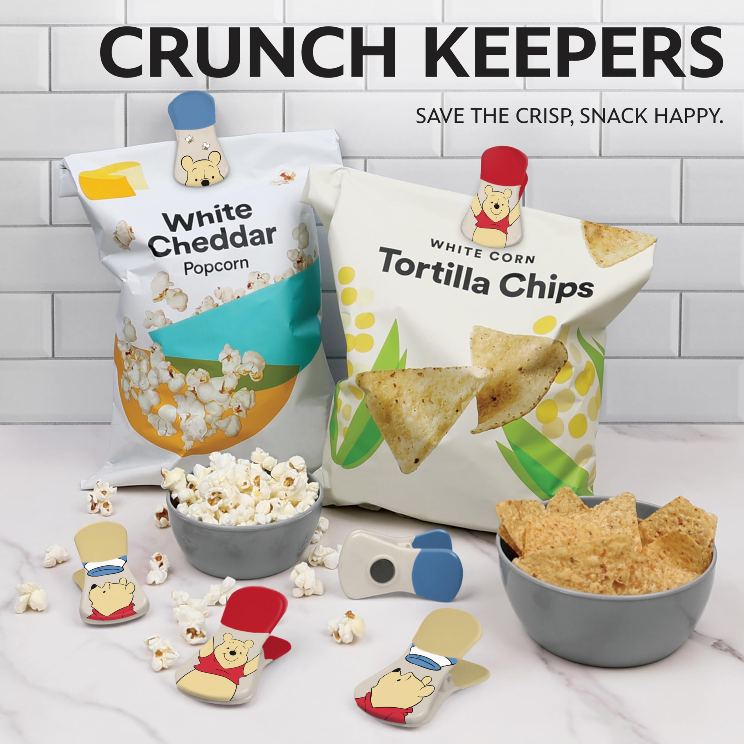 Best Brands Disney Minnie magnetic chip clip keeps snacks airtight