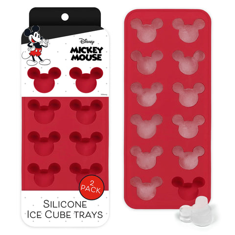 Best Brands Disney 2-pack silicone ice tray with Mickey molds for playful beverages