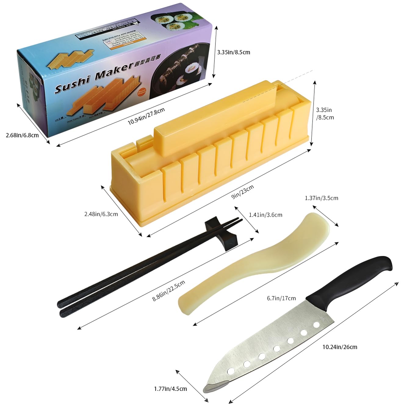 Bestbuy Yuhe Sushi Maker chopstick rest to keep surfaces clean