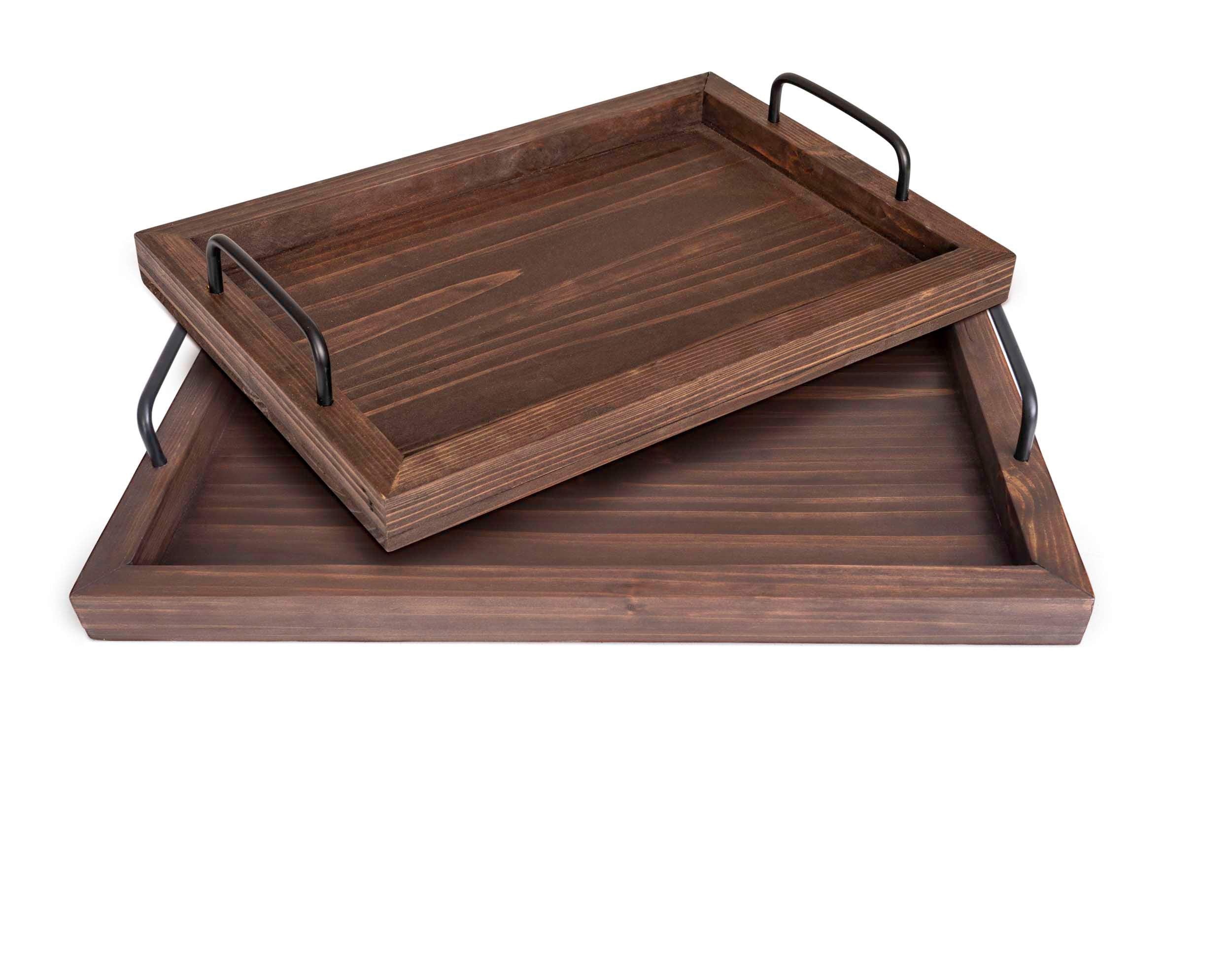 Besti set of two trays shown as a thoughtful gift-ready decor accessory