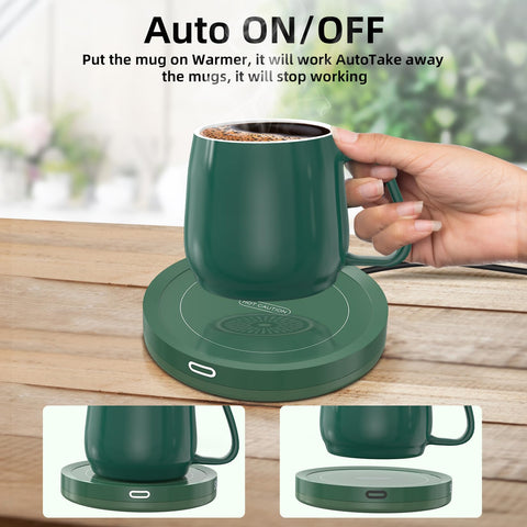 BESTINNKITS ceramic mug provides even heat distribution for consistent warmth