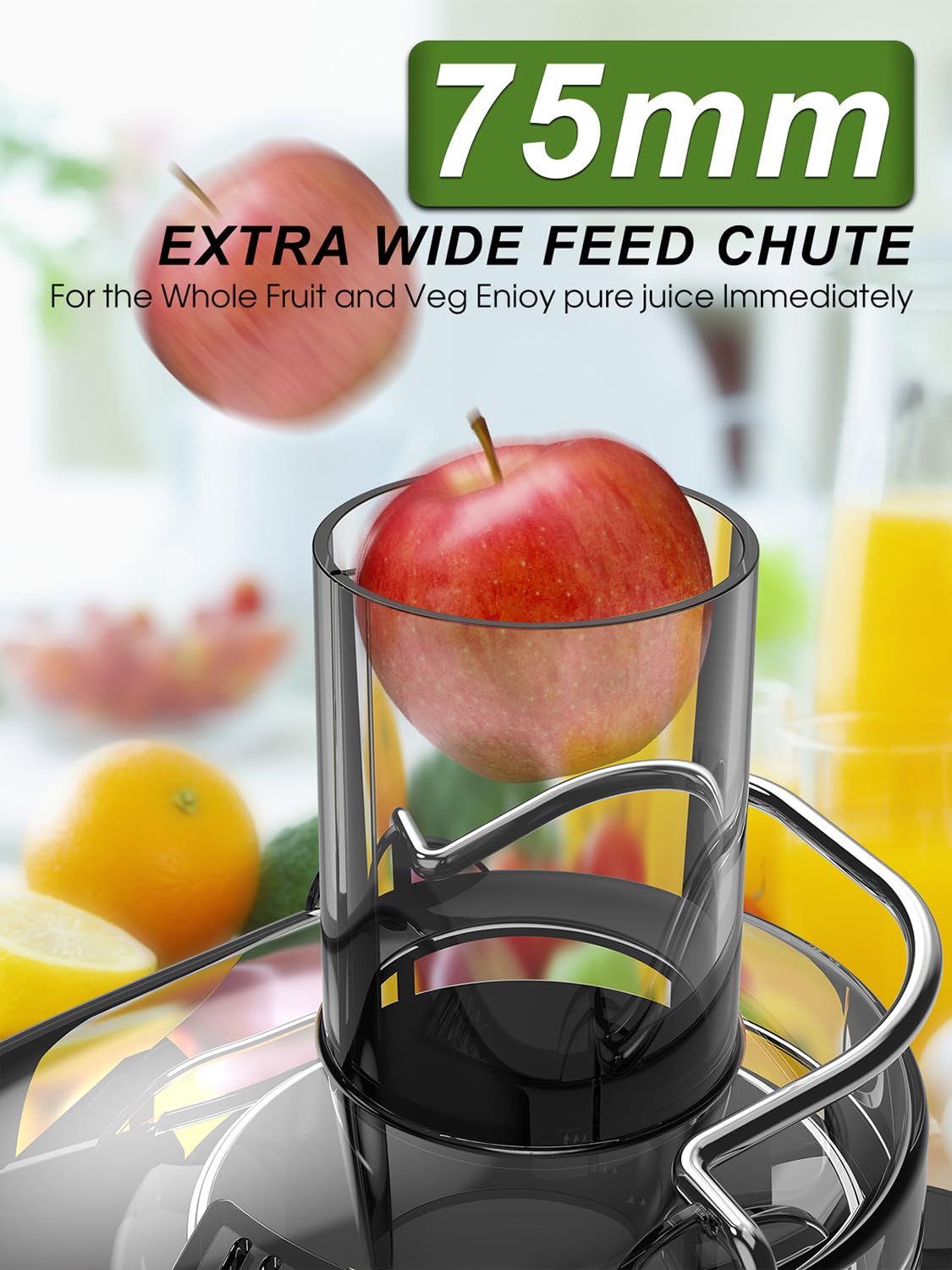 Bestome high juice yield filter for abundant juice and texture.