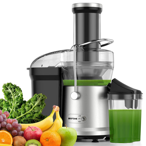 Bestome Juicer with 1200W copper motor powering fast juice extraction