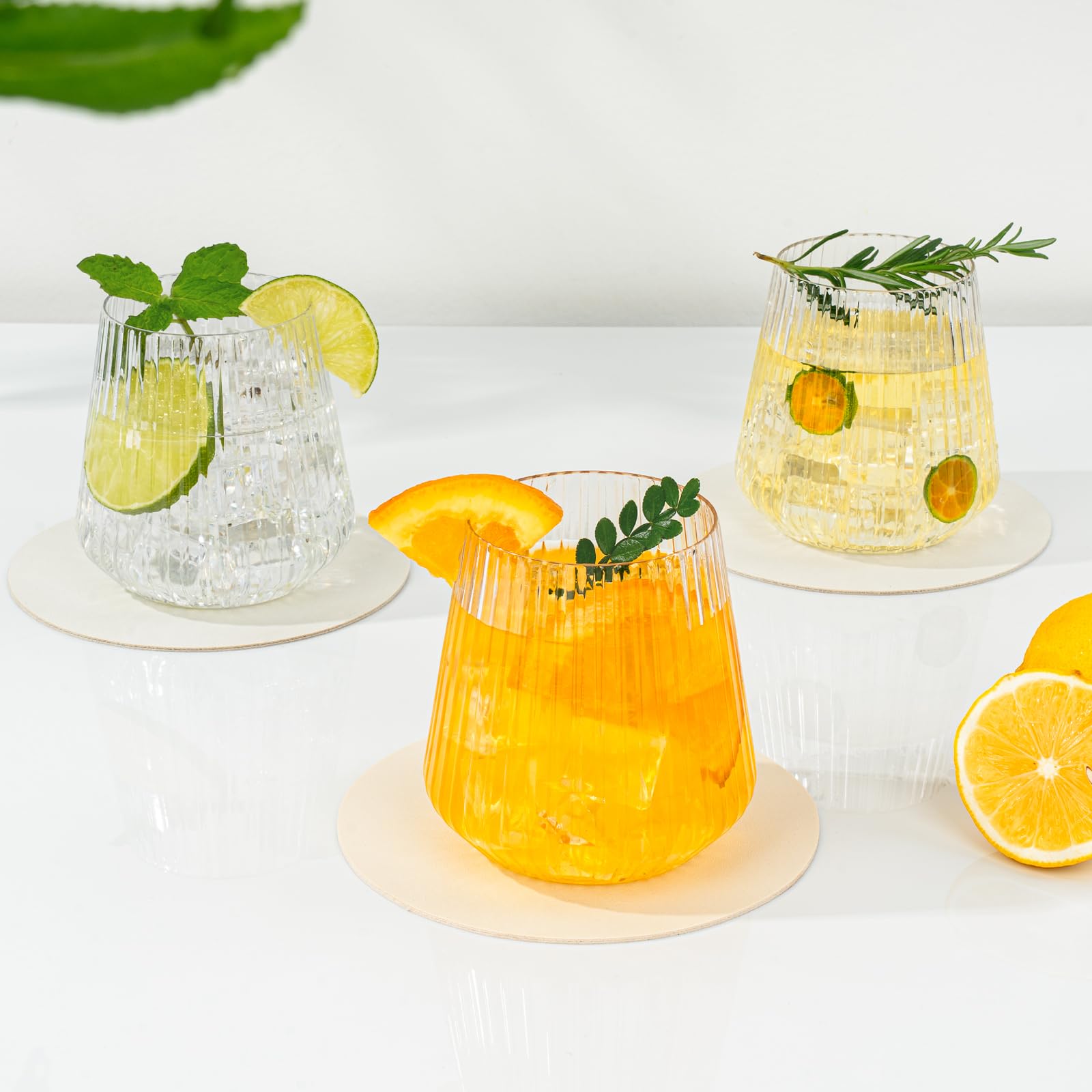 BestSTAR 12oz capacity wine glass designed for cocktails, champagne, or water
