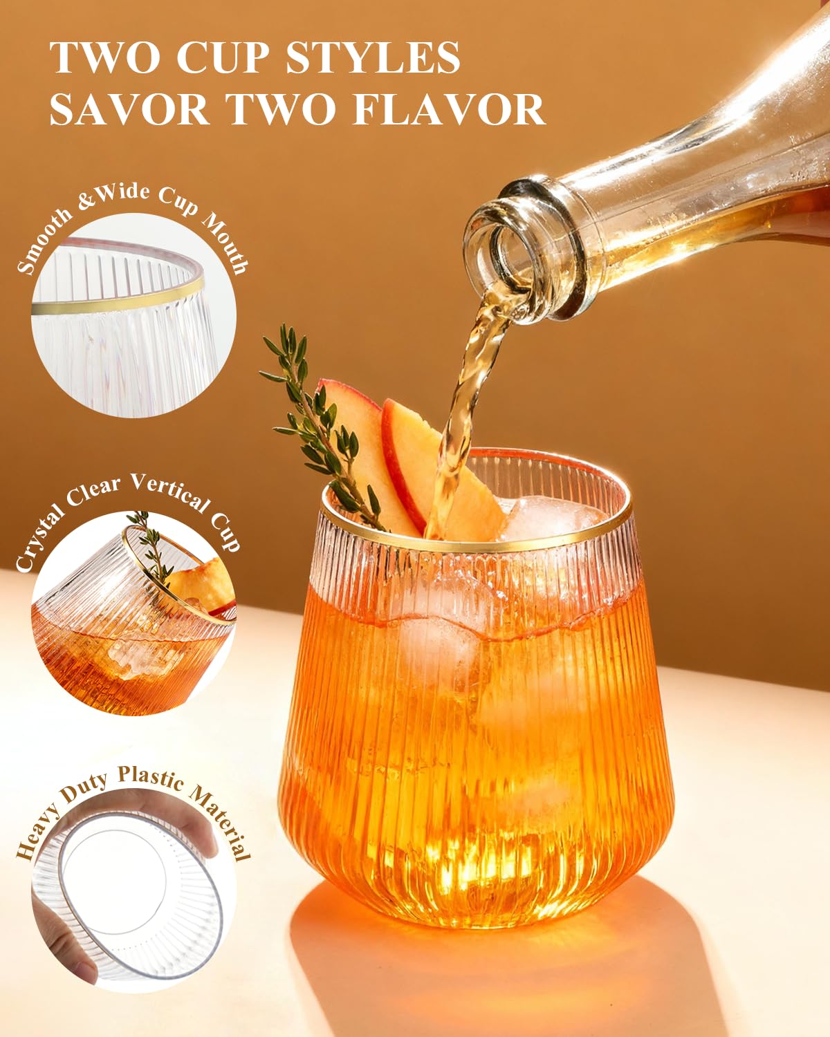 BESTSTAR disposable stackable cups and flutes simplify post-event cleanup.