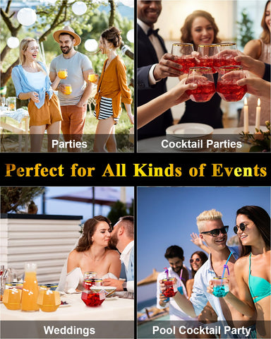 BESTSTAR disposable yet durable design offers versatile use for weddings and holidays.