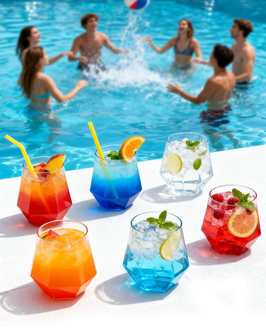 BESTSTAR 40pcs set suitable for daily iced coffee, smoothies, and small snacks.