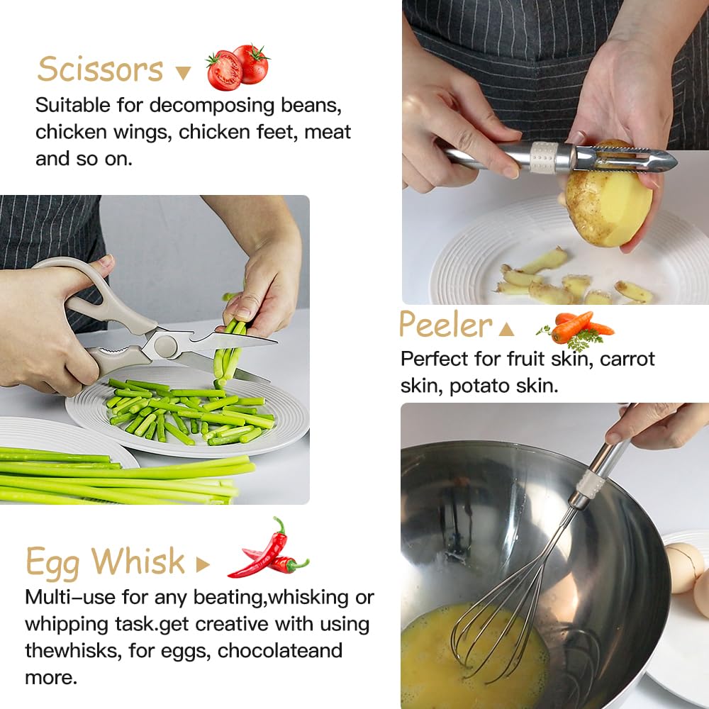 BESTZMWK Khaki-toned set adds style and practicality to everyday meals