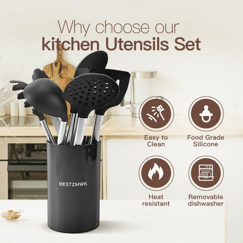 BESTZMWK silicone skimmer lifting pasta safely from water